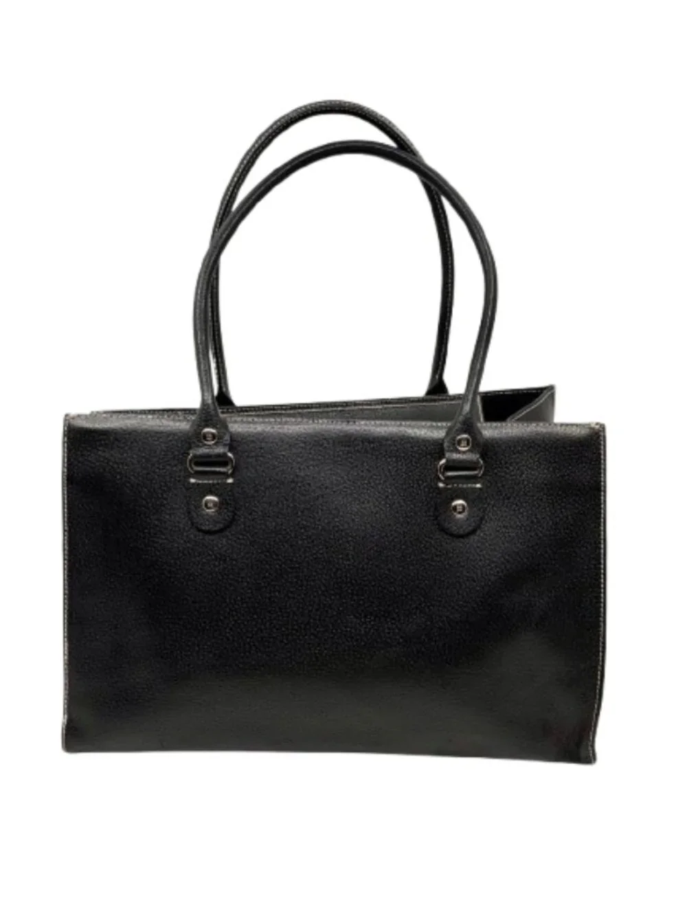 KATE SPADE~Wellesley Fallon Tote Black Pebbled Leather Shoulder Bag Work Bag